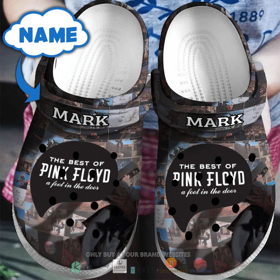 personalized pink floyd a foot in the door crocband clog 1 60724