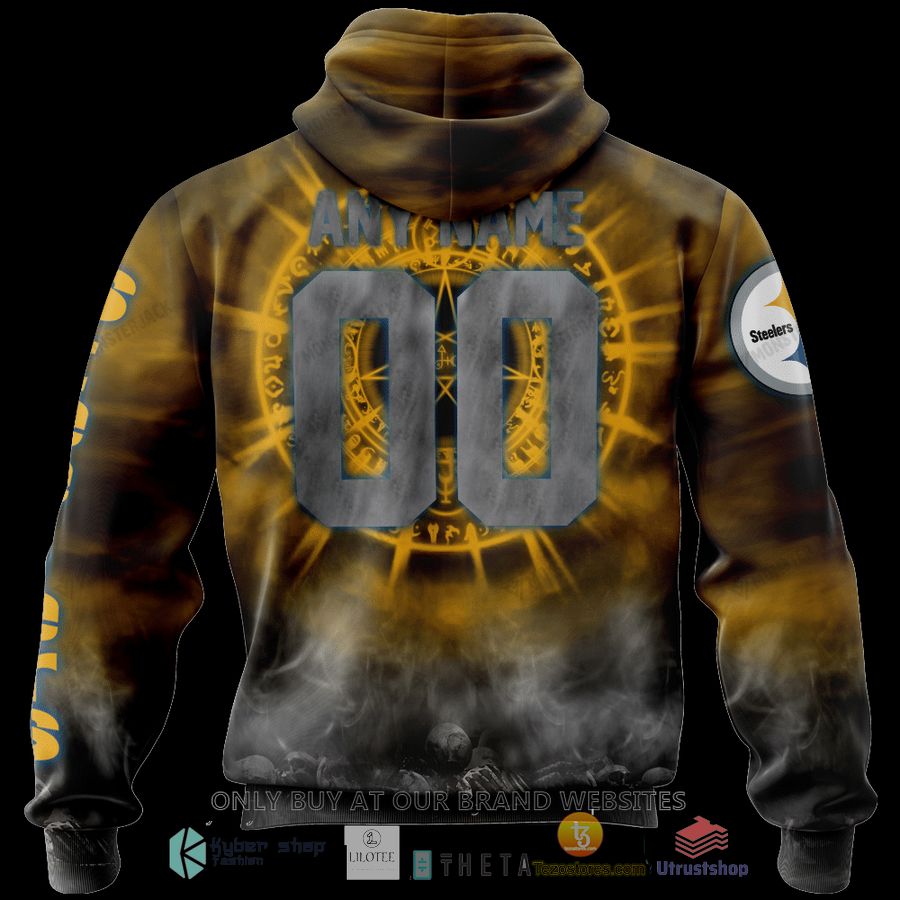 personalized pittsburgh steelers dark angel 3d zip hoodie shirt 2 29778