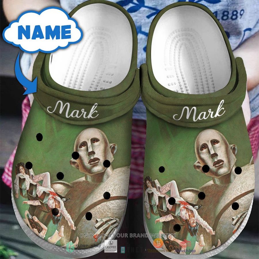 personalized queen news of the world crocband clog 1 30719