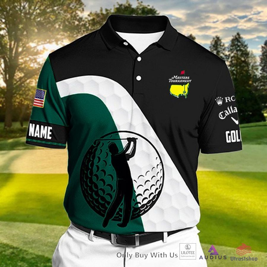 personalized rolex callaway masters tournament dark polo shirt 1 99476