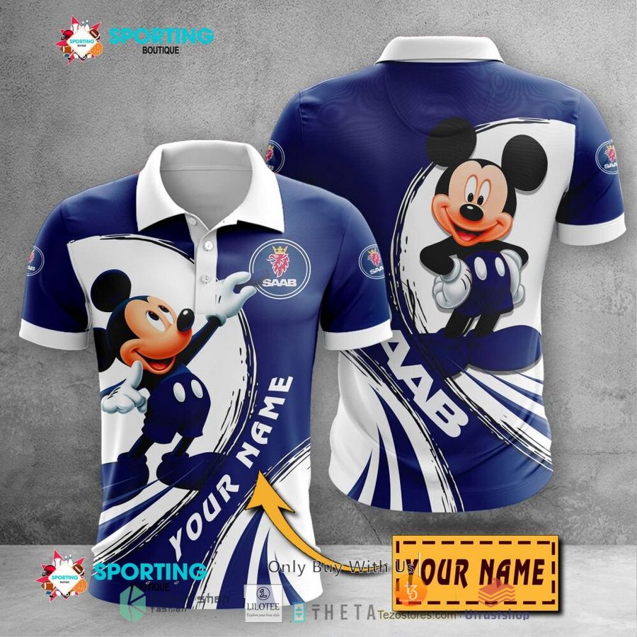 personalized saab automobile mickey mouse car 3d shirt hoodie 1 97310