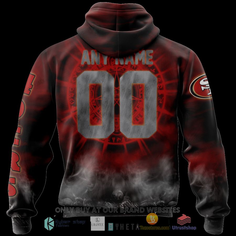 personalized san francisco 49ers dark angel 3d zip hoodie shirt 2 84805