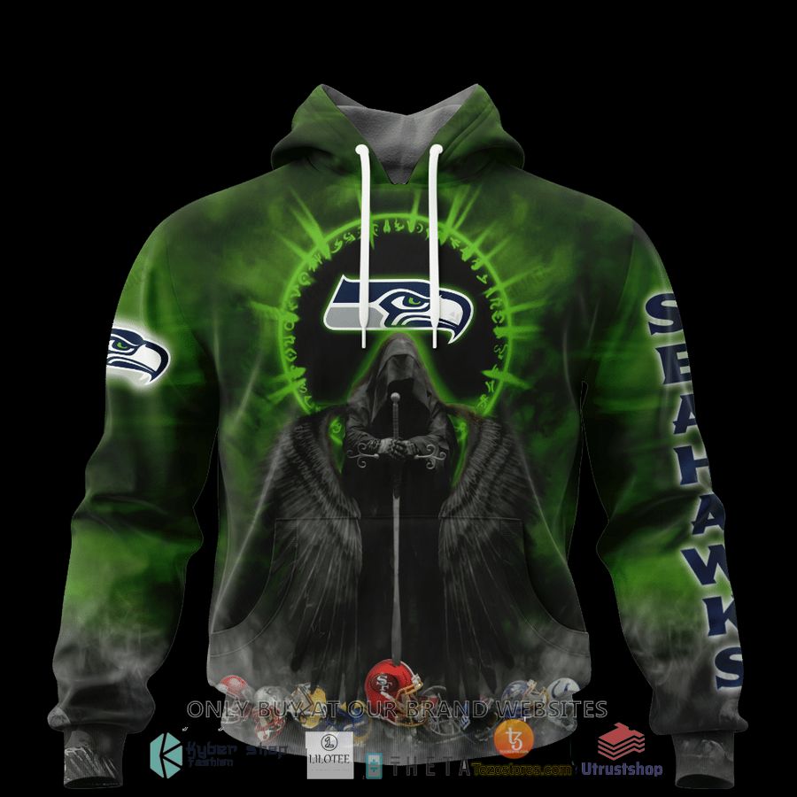 personalized seattle seahawks dark angel 3d zip hoodie shirt 1 37133