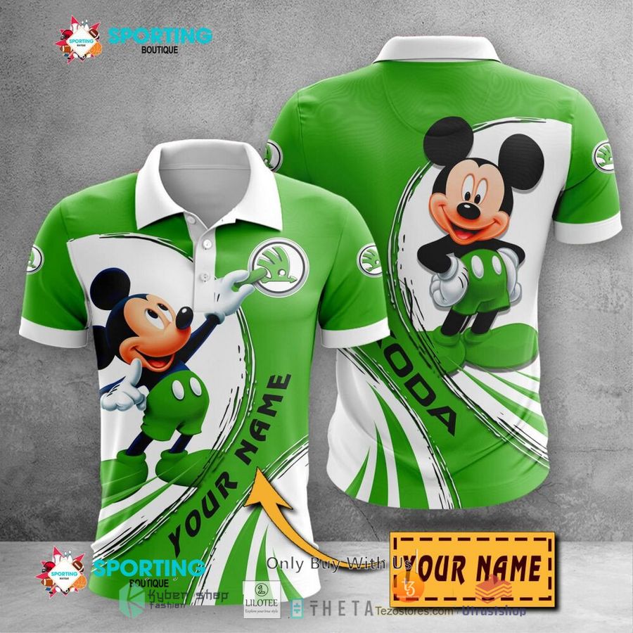 personalized skoda mickey mouse car 3d shirt hoodie 1 96424