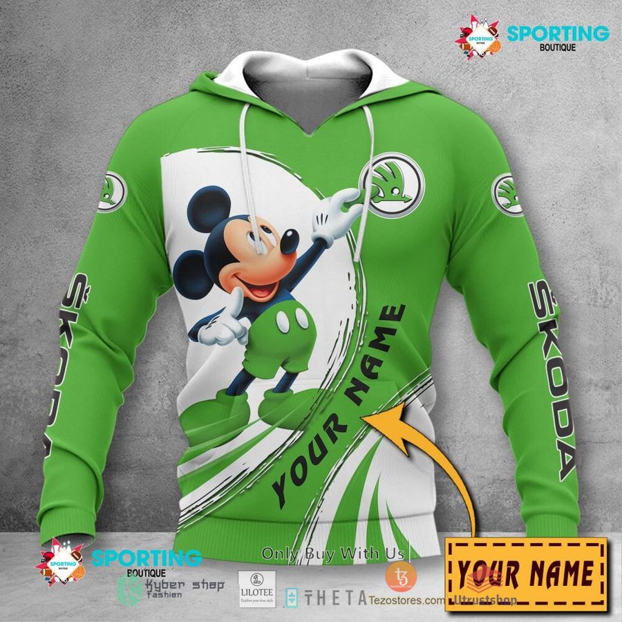 personalized skoda mickey mouse car 3d shirt hoodie 2 56205
