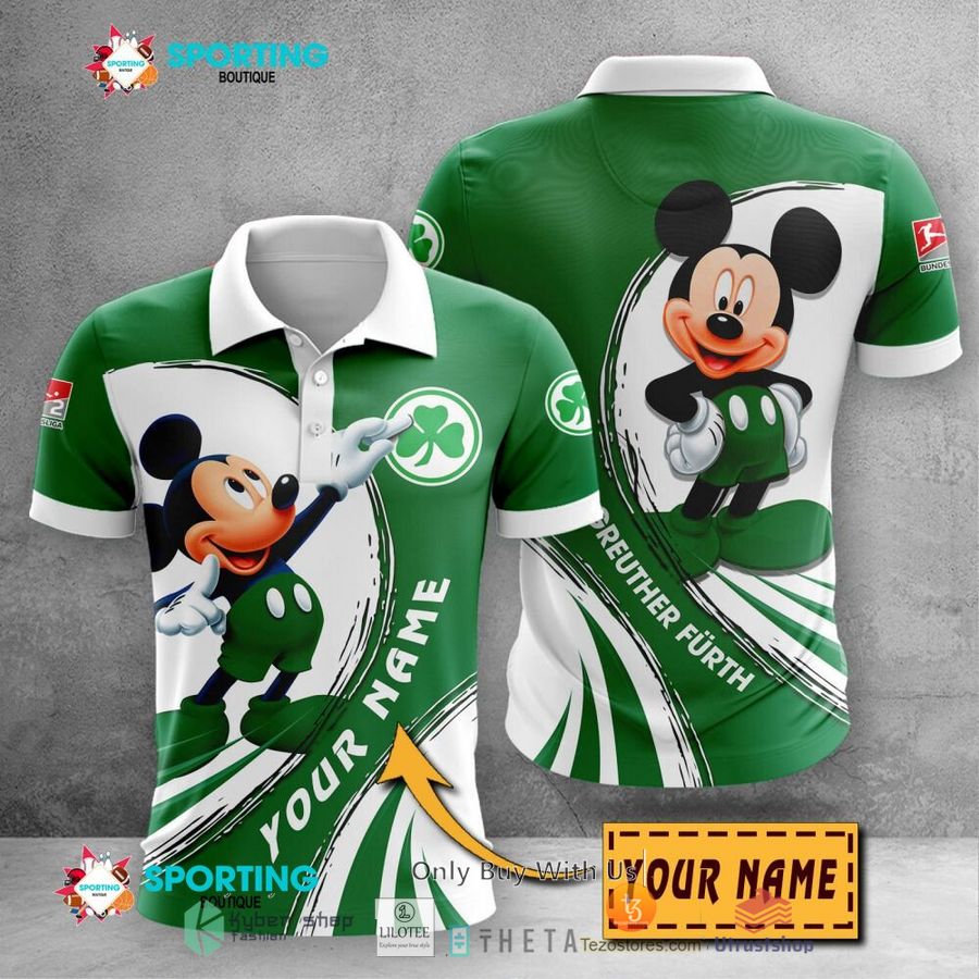 personalized spvgg greuther furth mickey mouse 3d shirt hoodie 1 37243