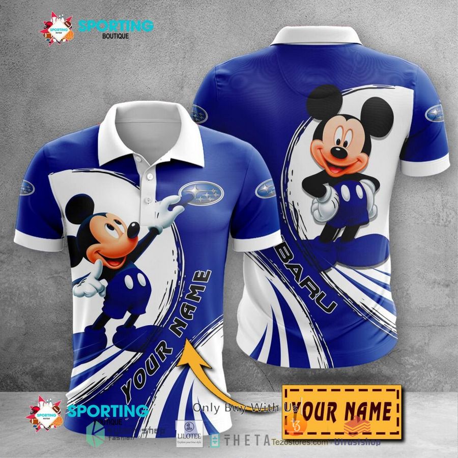 personalized subaru mickey mouse car 3d shirt hoodie 1 85304