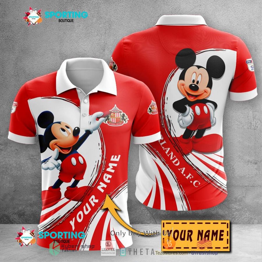 personalized sunderland a f c mickey mouse efl 3d hoodie shirt 1 57363