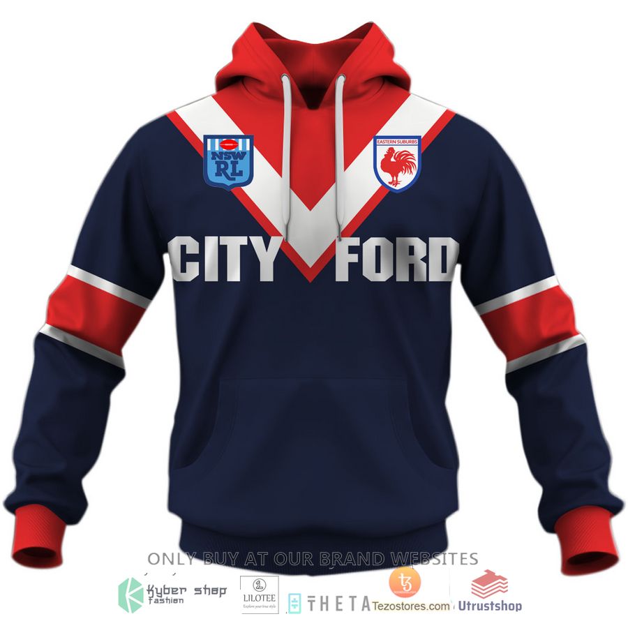 personalized sydney rooster nrl 1980s home 3d hoodie shirt 1 9394