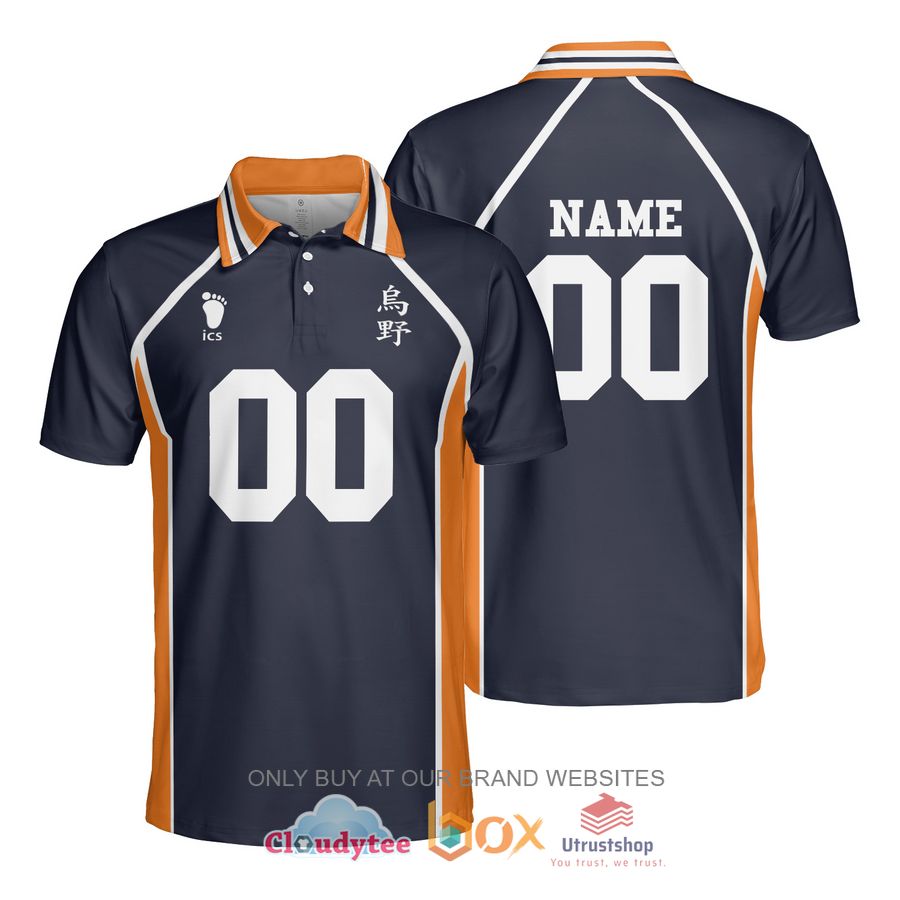 personalized team karasuno haikyuu polo shirt 1 24081