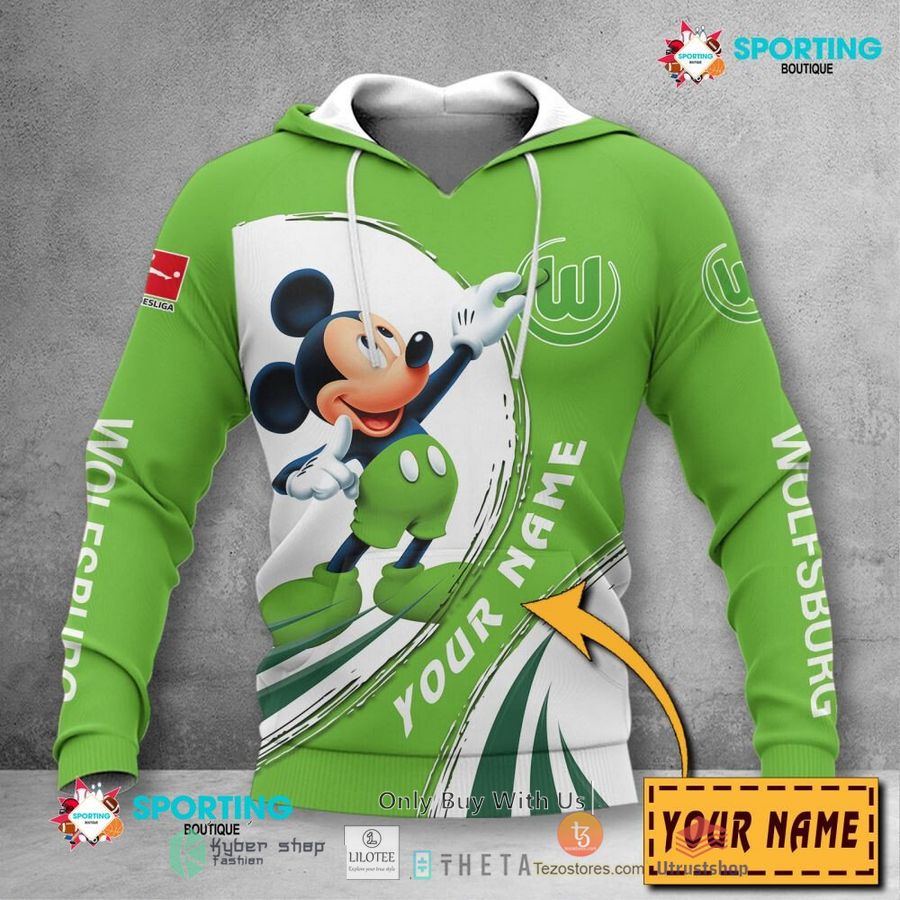 personalized vfl wolfsburg mickey mouse 3d shirt hoodie 2 93285