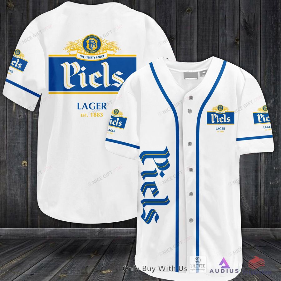 piels beer baseball jersey 1 63559