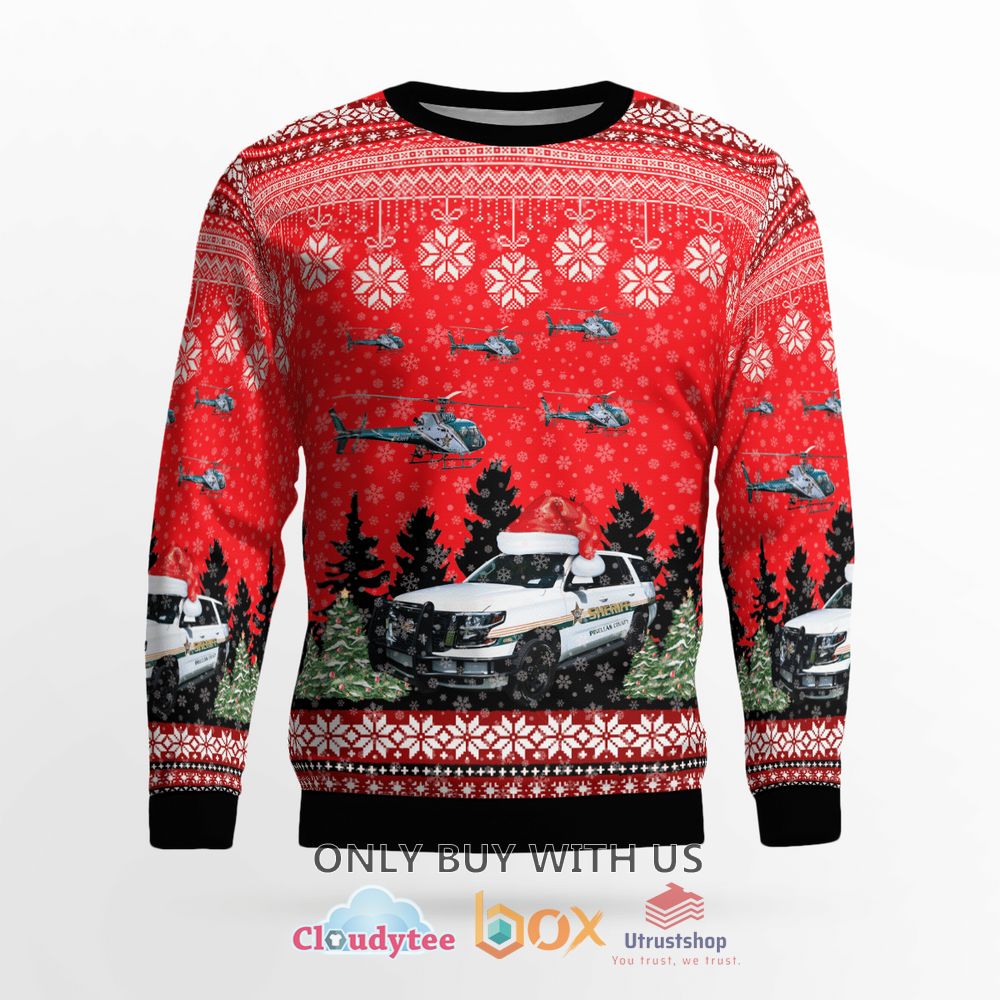 pinellas county florida pinellas county office chevy tahoe and helicopter christmas sweater 2 52189