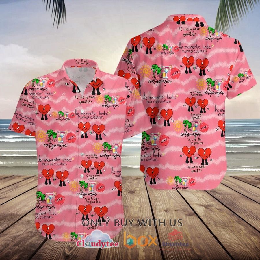 pink un verano sin ti bad bunny hawaiian shirt 1 92240