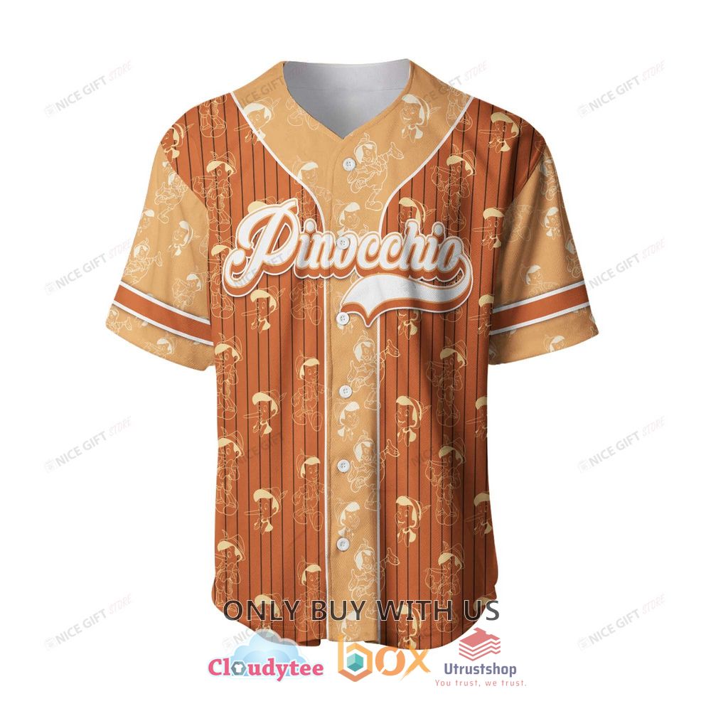 pinocchio custom name baseball jersey shirt 2 30207