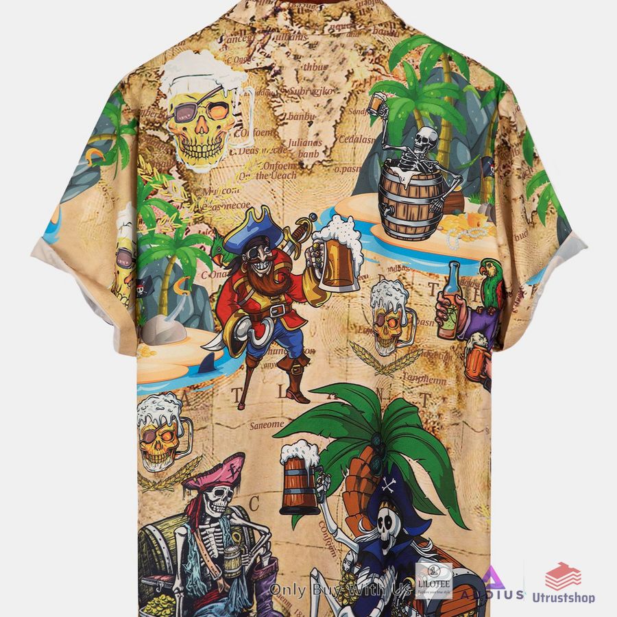 pirates of the caribbean cartoon beer hawaiian shirt 2 90302