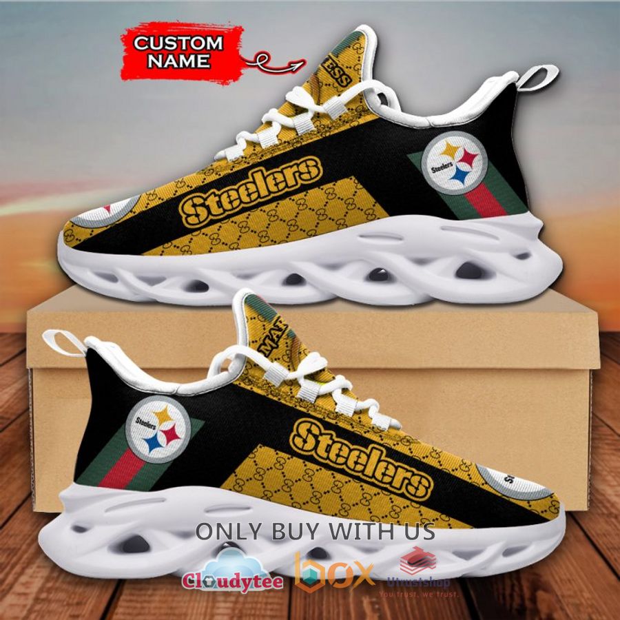 pittsburgh steelers gucci custom name clunky max soul shoes 2 28827