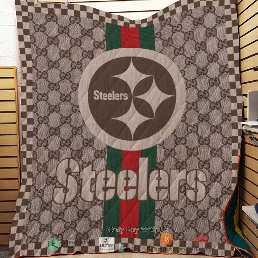 pittsburgh steelers gucci nfl quilt 1 21175