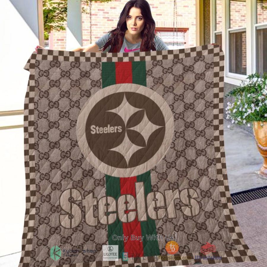 pittsburgh steelers gucci nfl quilt 2 5655