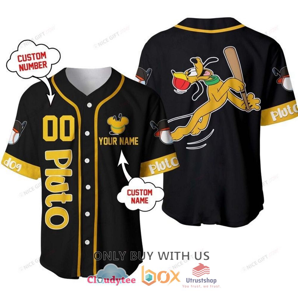 pluto personalized play baseball jersey shirt 1 51482