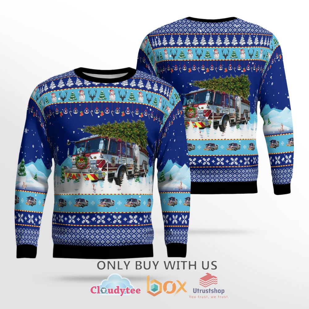 polk county fire rescue christmas sweater 1 20023