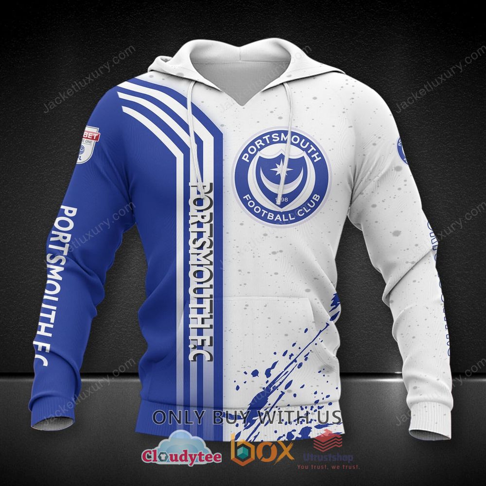 portsmouth football club 3d shirt hoodie 2 63095
