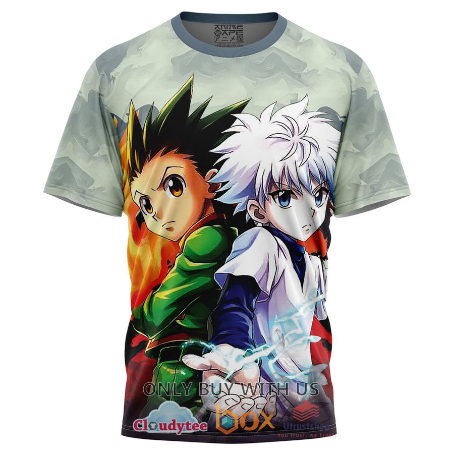 power duo gon and killua hunter x hunter anime t shirt 1 86281