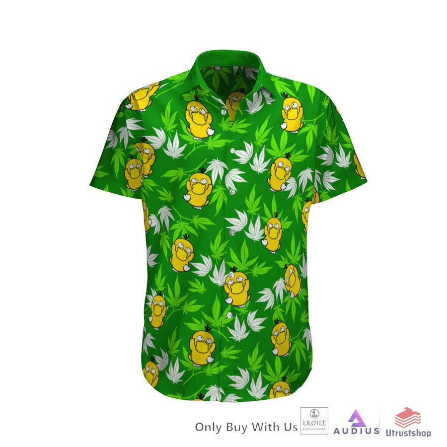 psyduck tropical hawaiian shirt short 1 8179