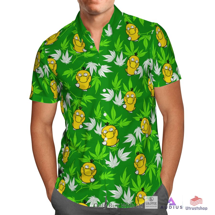 psyduck tropical hawaiian shirt short 2 81028