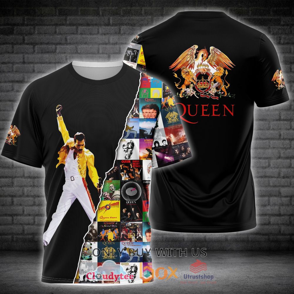 queen albums 3d t shirt 1 66967