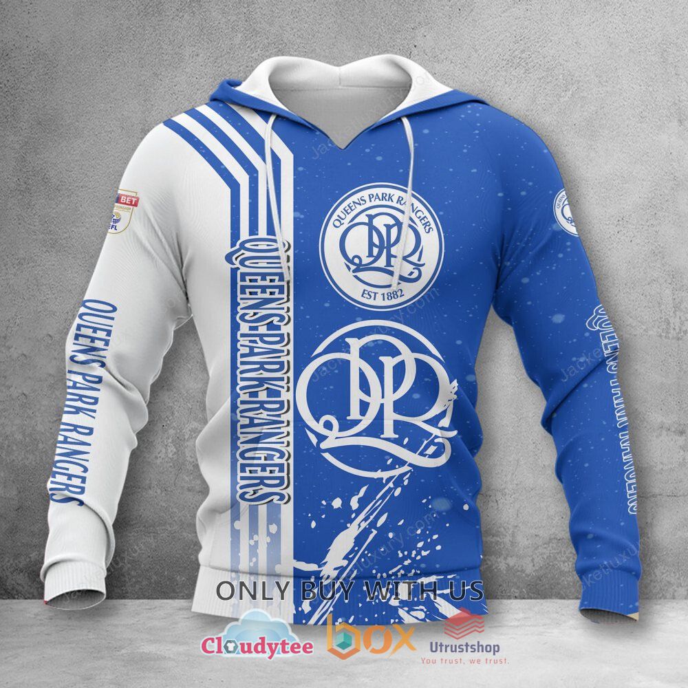 queens park rangers blue white 3d hoodie shirt 2 43317