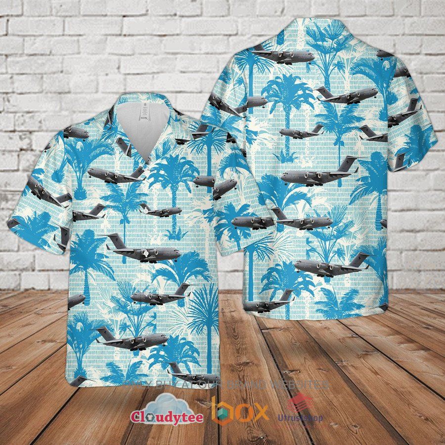 raaf boeing c 17 globemaster pattern hawaiian shirt 1 39357