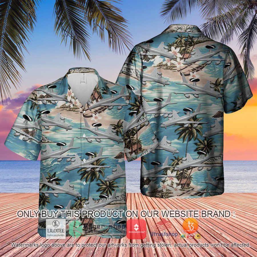 raf boeing e 3d sentry aew1 coconut hawaiian shirt beach shorts 1 99718