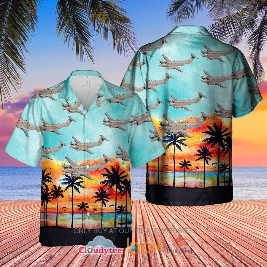 raf hawker beechcraft shadow r1s hawaiian shirt 1 74107