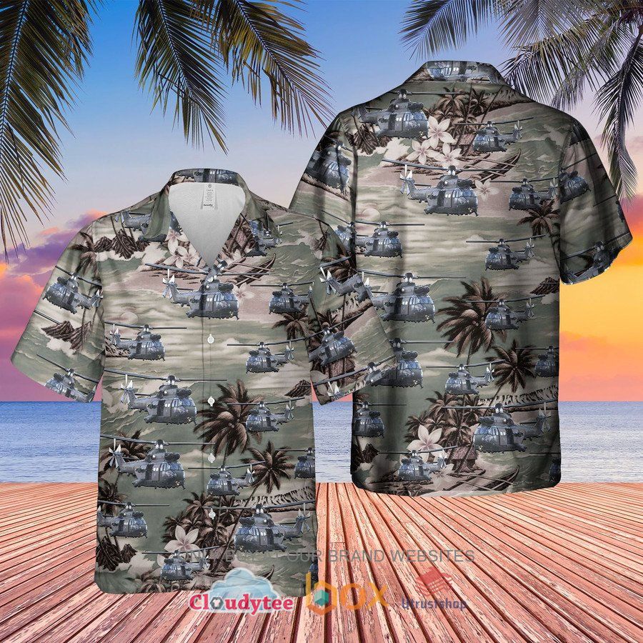 raf the puma hc mk2 green grey hawaiian shirt 2 17322
