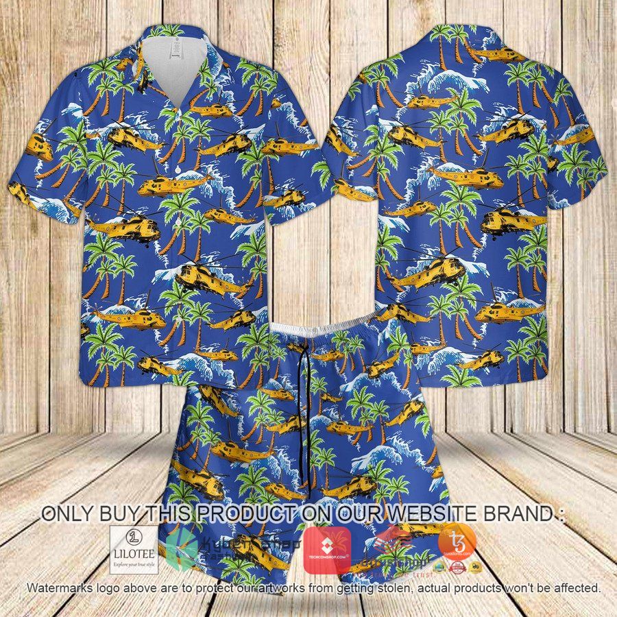 raf westland sea king har3 hawaiian shirt beach shorts 1 65603
