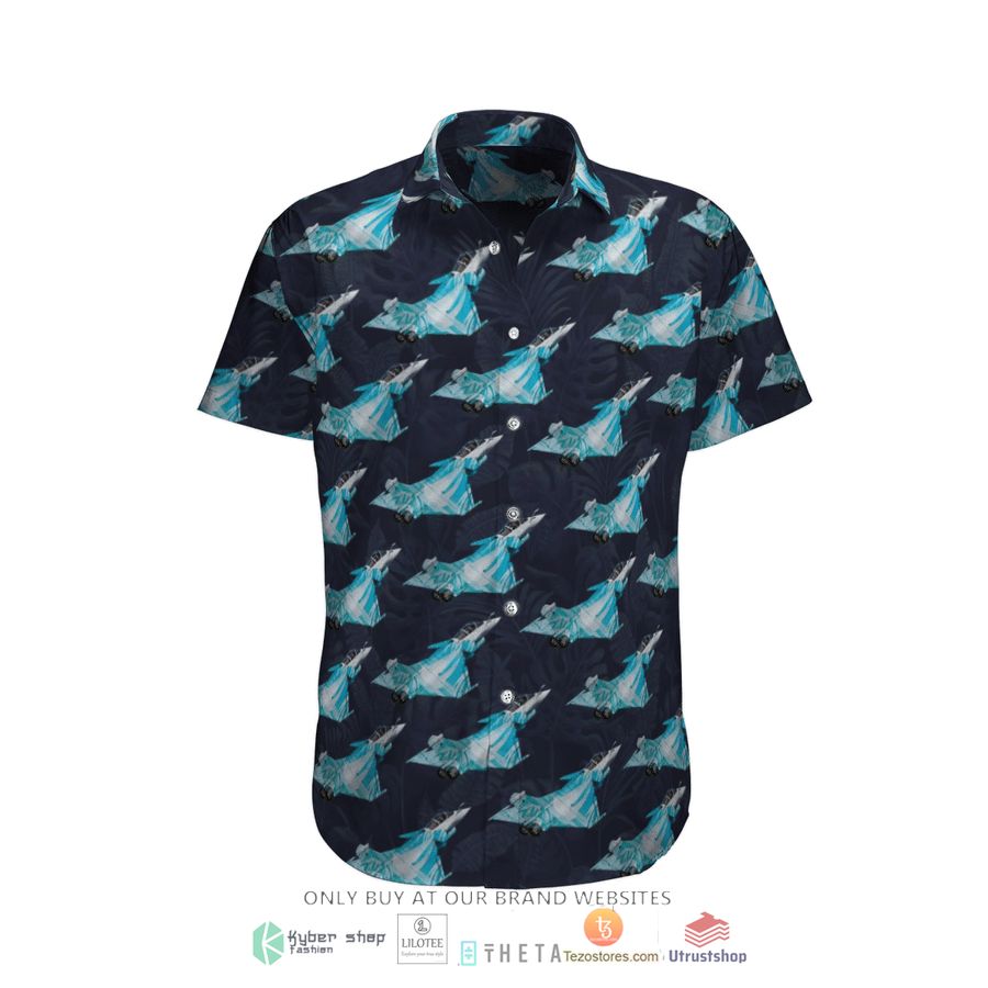 rafale solo display navy short sleeve hawaiian shirt 1 87680