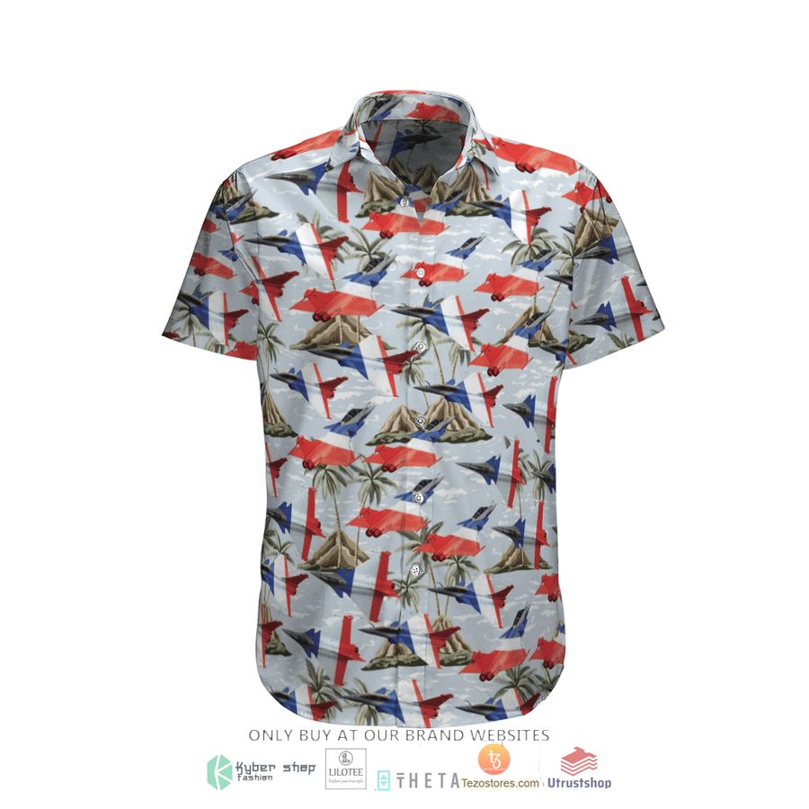rafale solo display short sleeve hawaiian shirt 1 23877
