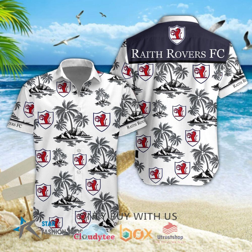 raith rovers f c short sleeve hawaiian shirt short 1 38081