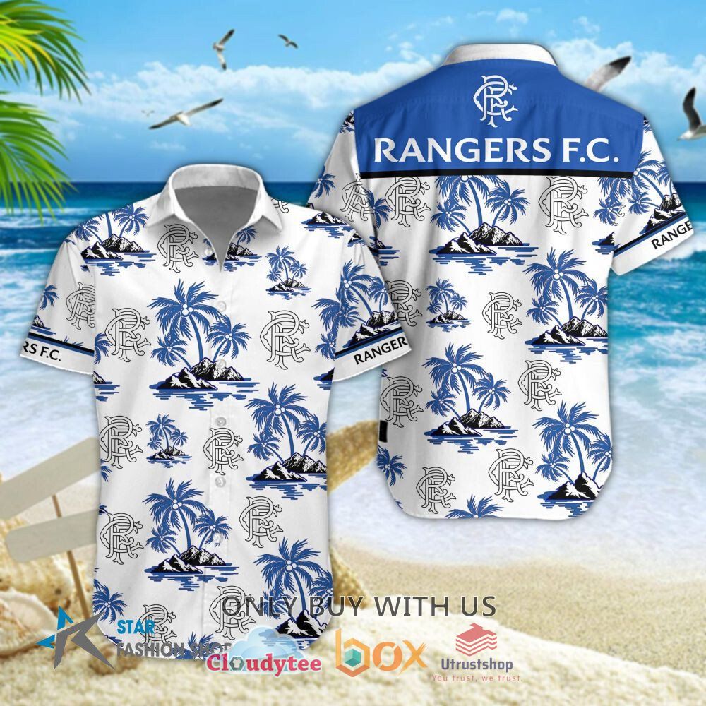 rangers f c short sleeve hawaiian shirt short 1 15092