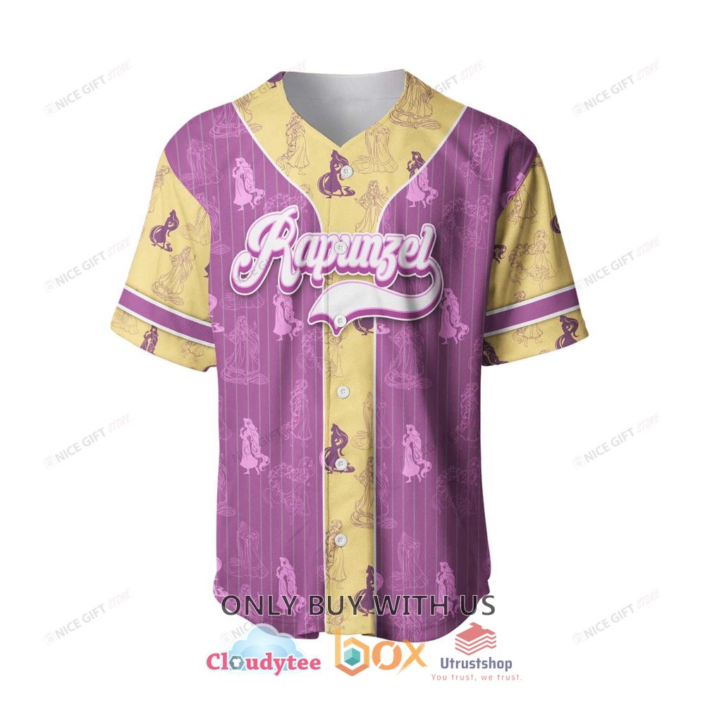 rapunzel custom name baseball jersey shirt 2 28181