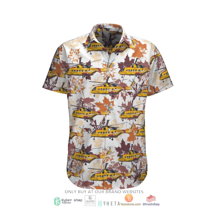 rcaf ehi ch 149 cormorant eh 101 mk511 short sleeve hawaiian shirt 2 58123