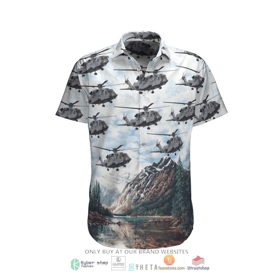 rcaf sikorsky ch 148 short sleeve hawaiian shirt 1 61510