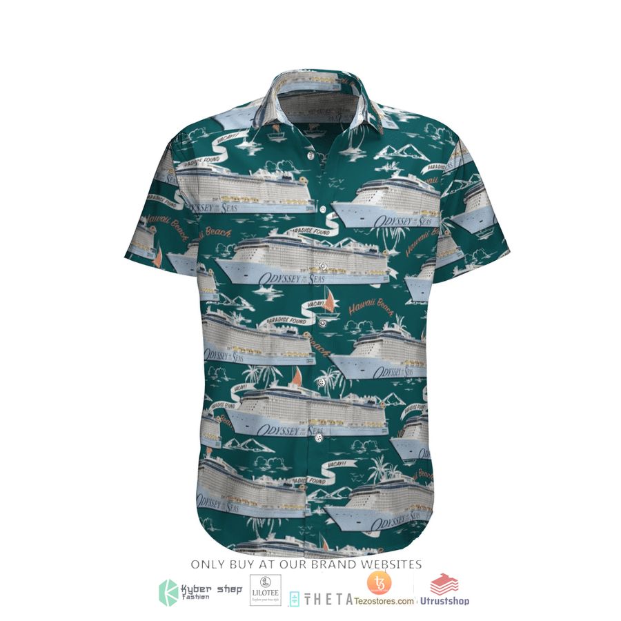 rci royal caribbean odyssey of the seas short sleeve hawaiian shirt 1 2314