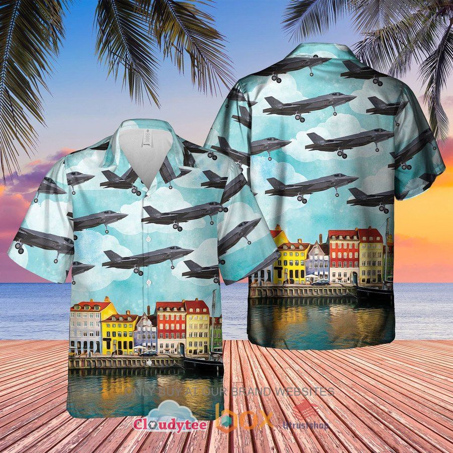 rdaf flyvevabnet lockheed martin f 35a lightning ii hawaiian shirt 1 60524