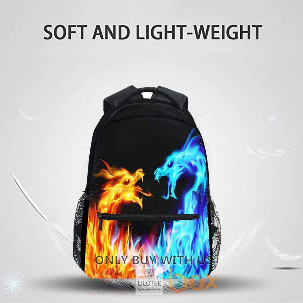 red blue fire dragon 3d backpack 1 25076