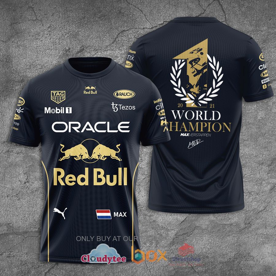 red bull 2021 max verstappen world champion 3d hoodie shirt 1 30046