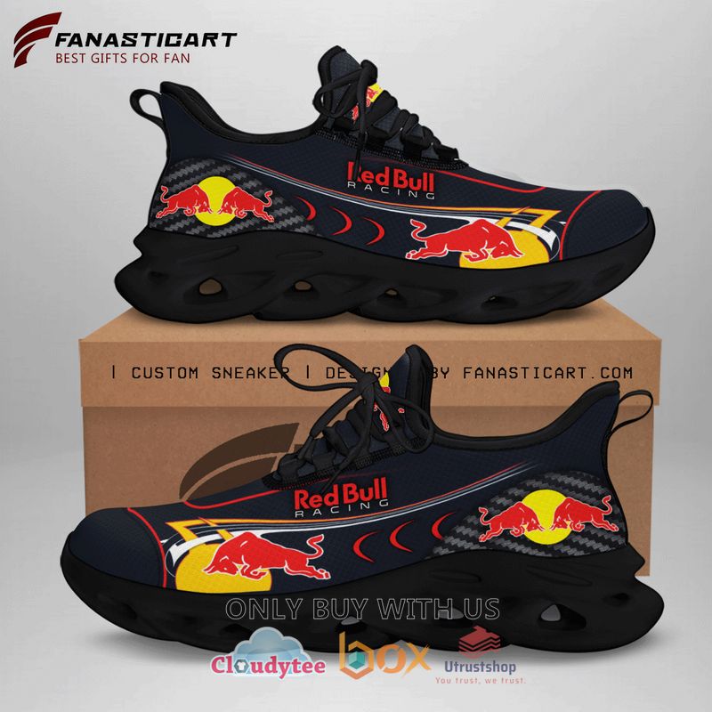 red bull racing black navy pattern clunky max soul shoes 1 71199