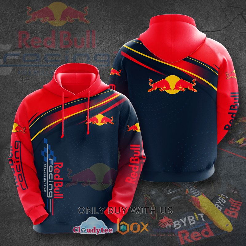 red bull racing formula one team 3d hoodie shirt 2 74125