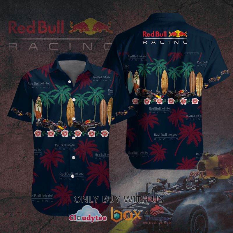 red bull racing pattern hawaiian shirt 1 51108